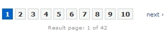 Screenshot Pagination